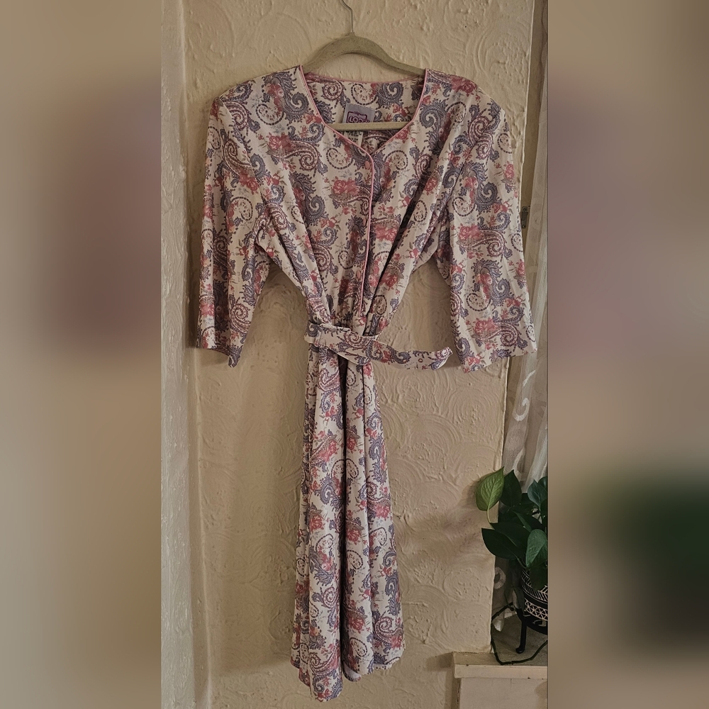 Vintage 1980's paisley/ floral dress